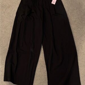 Wild fable XS Wide-Leg Black Trousers